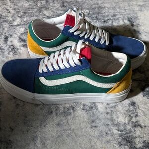 Vans Old Skool Vans Yacht Club Shoe, Blue, Green, Red, Yellow